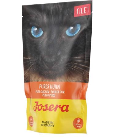 Josera Filet Pures Huhn (16 x 70 g) |Cereal -free cat food with juicy fillet pieces |Super premium wet food for adult cats16 pack