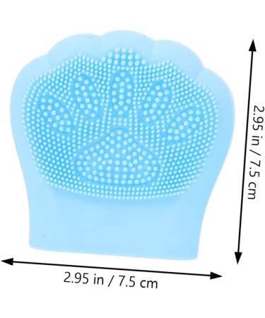 24 Pcs Rabbit Ears Facial Brush Silicone Face Silicone Face Scrubbers Facial Cleaning Pad Face Cleanser for Women Facial Cleansing Manual Miss Silica Gel Silicone Brush Light Bluex6pcs 7.5x7.5cmx6pcs - Buy Online on GoSupps.com