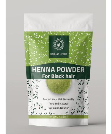 Henna Powder for Hair 227g - Pure Natural Black Hair Color | Heena Mehendi | Vegan Hair Dye - Buy Online on GoSupps.com