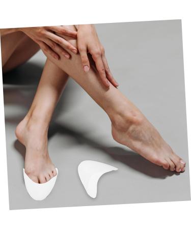 Toe Protector High Heel Pads - Gel Cushion Inserts for Ballet & Dance - 3 Pairs White Shoe Heel Protectors - Buy Online on GoSupps.com