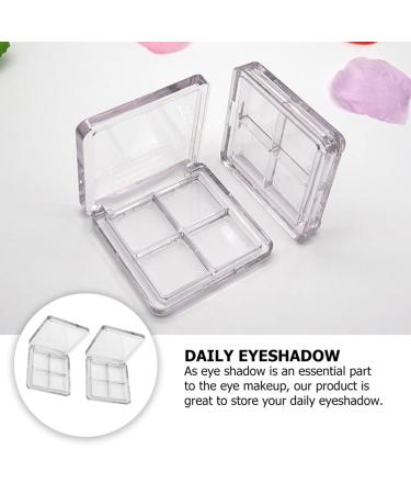 Beaupretty 4-Piece Empty Lipstick and Eyeshadow Palette - Clear Acrylic Cosmetic Container for Travel - Buy Online on GoSupps.com