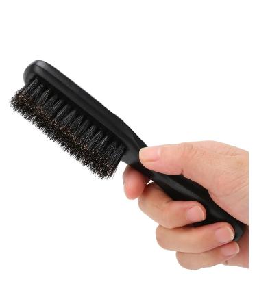 LCKJLJ Bristle Beard Brush & Hair Comb with Wooden Handle for Men - Black | Premium Grooming Tool (1 Piece) - Buy Online on GoSupps.com