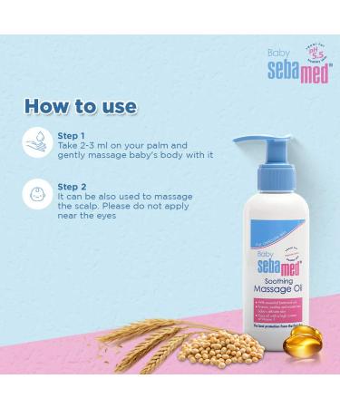 Buy Sebamed Soothing Baby Massage Oil 150ml - Gentle Nourishing & Ideal for Baby's Skin | Worldwide Shipping Available - Buy Online on GoSupps.com