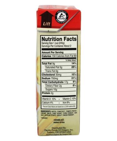 Pacific Natural Foods Hearty Tomato Bisque - 17.6 oz - 2 Pack | Delicious Soup Combo - Buy Online on GoSupps.com