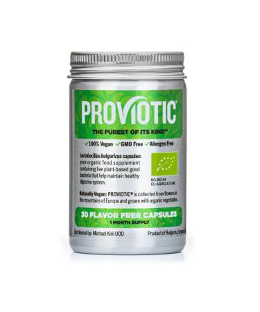 Lactobacillus Vegan Probiotic Supplement with a Patented Formula for Digestive Health Immune Support for Healthy Gut Anti Bloating for Men and Women (30 Count (Pack of 1))