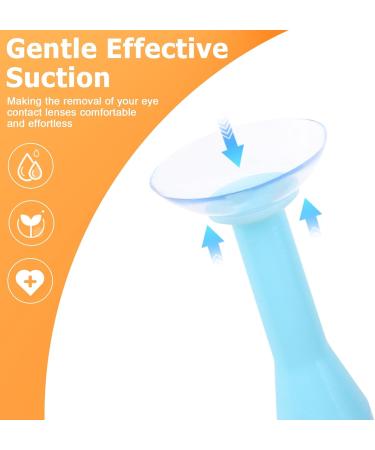 10 Pack Hard Contact Lens Remover & Inserter - Suction Cup for RGP & Scleral Lenses (Blue) - International Shipping Available - Buy Online on GoSupps.com