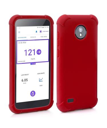 Omnipod-5-silicone protective cover shockproof omnipod 5 PDM case with Airtag to protect your omnipod 5 pod bag case recipient from Youshares (red) - Buy Online on GoSupps.com