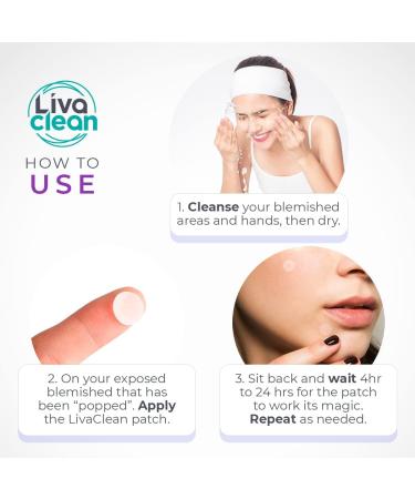 Livaclean (120 Count 3 Pack) Mixed bundle of Regular (48) Salicylic Acid (36) and T.Tree (36) Hydrocolloid Patches + 10 Count Large Square Patches 130 Count Mixed Pack - Buy Online on GoSupps.com