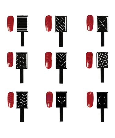 DANNEASY 14pcs Cat Eye Nail Magnet Gel Polish Set | Magnetic Wand & Double-Head Nail Art Tools for Stunning Nail Designs - Buy Online on GoSupps.com