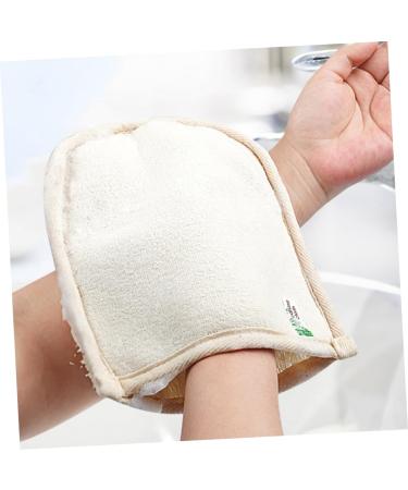 Exfoliating Bath Towel Glove | Body Scrubber & Shower Mitt for Soft Skin - Buy Online on GoSupps.com
