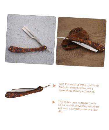 Buy Minkissy Stainless Steel Folding Barber Razor | Premium Safety Blade Shaver for Home & Barber Shop Use | Durable & Reliable Razor Supplies - Buy Online on GoSupps.com