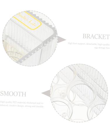 CORHAD Egg Preservation Tray Box Eggs Egg Holder for Fridge Plastic Serving Trays Refrigerator Egg Rack Dog Crisper re-usable - Buy Online on GoSupps.com
