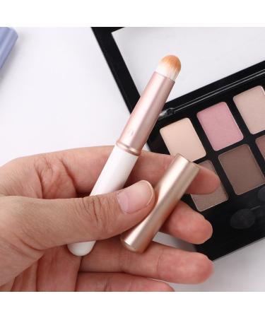 Leadigol Lip Blending Brush Set - 2 Mini Round Head Brushes for Lipstick & Concealer - Perfect Beauty Tools with Cap for Women - Buy Online on GoSupps.com