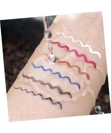 PLAFOPE 6pcs Liquid Eyeliner Pen Ultra-fine Felt-tip Eyeliner White Liquid Eyeliner Pink Eyeliner Abs - Buy Online on GoSupps.com