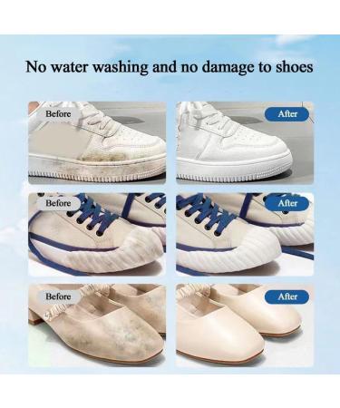 SHANGYU White Shoes Cleaning Cream Stains Remover Shoes Whitening All-Purpose Cleansing Sponge With Wipe Sneakers For Shoes Cream 120g 1PC - Buy Online on GoSupps.com