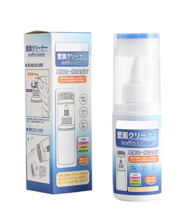 2 Graffiti Cleaner Waterproof Spray Paint Remover with Sponge Brush - Drawing Removal Wall Drawing Removal Spayer Clean Stain Resistant for Wall Shakven 2 Pcs Single Attribute