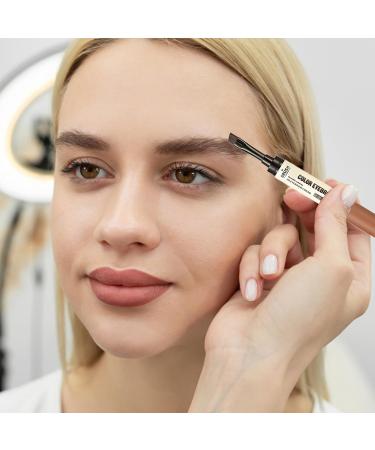 Eyebrow Cream | Eyebrow Mascara Tinted Brow Cream With Brush - Natural Waterproof Double Head Liquid Eyebrow Gel Long Lasting SmudgeProof Liquid Eyebrow Makeup Volumizing Enhance Coffee - Buy Online on GoSupps.com