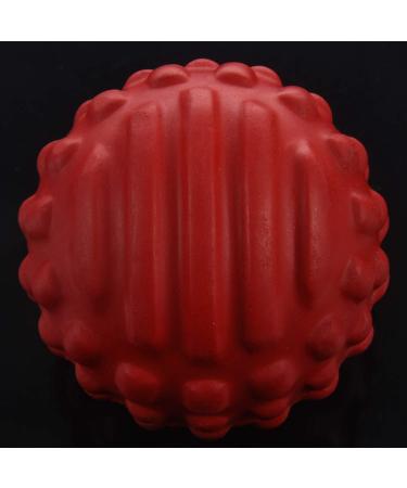 Pandysilioer PU Foam Shock Fascia Ball - Waterproof & Easy to Clean Fitness Massage Ball for Muscle Relaxation - Red - Buy Online on GoSupps.com