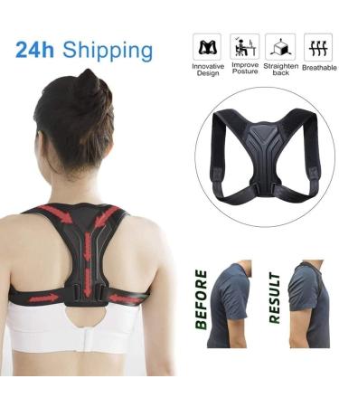 Posture Corrector Invisible Comfortable Back StraightenerAdjustable Upper Back Brace for Clavicle Support Neck Shoulder and Back Pain Relief Women Back Posture Small Small - Buy Online on GoSupps.com