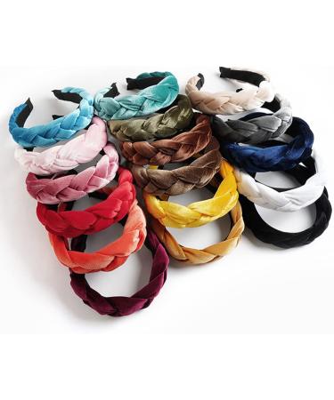 scicent Headbands for Girl's Hair Velvet Girls School Headband Fashion No Slip Head Band Hair Band hair Accessories for Women Girls Hair Accessories - Orange - Buy Online on GoSupps.com