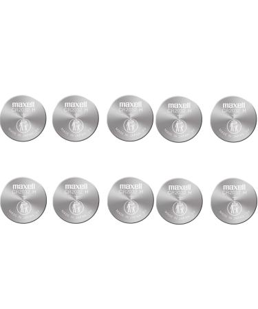 Maxell CR2032 3V Lithium Coin Batteries Made in Japan Version 10 Count