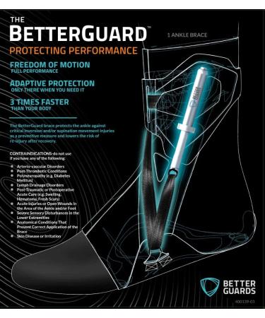 Ankle Brace & Compression Wrap | Adjustable Support Bandage for Sports - Medium Right (Grey) | Ultimate Ankle Stabilizer for Running & Basketball - Buy Online on GoSupps.com
