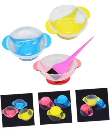Ipetboom Bol Et Pinceau Pour Coloration Cheveux Bol Pinceau Pratique Ventouse paisse Assure Stabilit Usage Facile Nettoyage Rapide - Buy Online on GoSupps.com