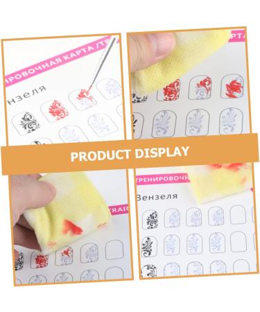 1 Set Manicure Exercise Book Mesa Para U as Acr licas Nail Art Practice Set Nail Practice Painting Templates Nail Supplies Kit Nail Kit Nail Art Liner Pen - Buy Online on GoSupps.com