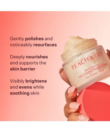 Peach & Lily Rice Dough Smoothing Facial Scrub - Buy Online on GoSupps.com