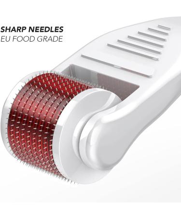 Bowka 7-in-1 Derma Roller Kit | JadoCholer Ice Scooter | Microneedles for Skin Rejuvenation Anti-Wrinkle Beard Growth & Hair Loss - Black - Buy Online on GoSupps.com