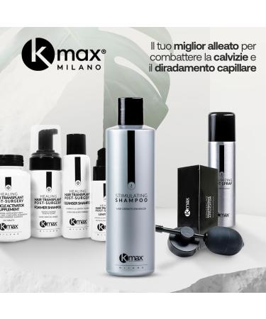 Kmax Stimulating Shampoo Stimulating shampoo with strong anti-hair loss and hair regrowth stimulation action - 250 ml format - Buy Online on GoSupps.com