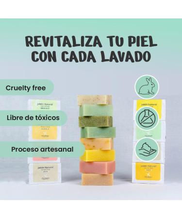  Decolores Decolores | Natural Shea Butter Soap | 100g | Solid Soap | Natural and Handmade Soaps | Facial and Body Use | Nourishing | Softens Your Skin | Moisturizes and Firms - Buy Online on GoSupps.com