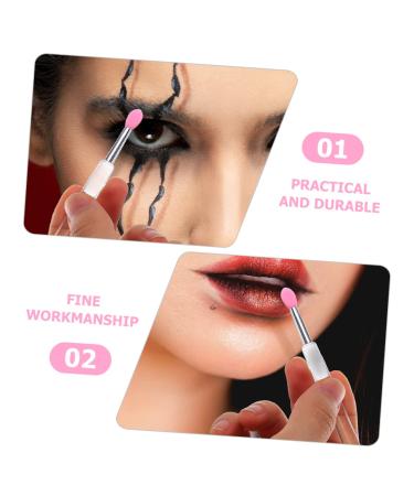 POPETPOP 12 Pcs Silicone Lip Brush Set - Makeup Beauty Tools for Lipstick & Eye Shadow - Portable Applicators & Accessories - Buy Online on GoSupps.com