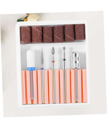 minkissy 1 Set Nail Drill Heads Pedicure Bits Nail File Bits Nail Art Equipment Electric Nail File Drill Bits Nail Drill Tool Manicure Tools Nail Drill Bits Nail Polish Grinding Head 6.5x5.5cm Pink - Buy Online on GoSupps.com