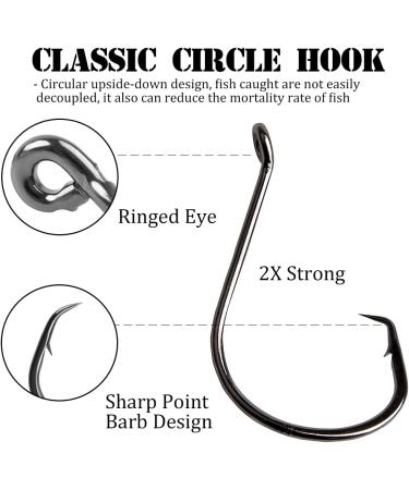 Saltwater Surf Fishing Tackle Kit - Fishing Wire Leader, Pyramid Sinker, Bass Casting Sinker, Circle Hooks - Silver - Buy Online on GoSupps.com