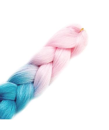 LDMY 24-Inch Jumbo Braids Extensions - 6pcs Pack Synthetic Ombre Braiding Hair for African Women - 100g Each - Buy Online on GoSupps.com