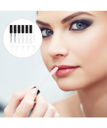Mikinona 4 Sets Mascara Wands with Tube Lip Gloss Tubes Lash Brush Empty Mascara Tube and Wand Mini 8.2x1.4cmx4pcs Blackx4pcs - Buy Online on GoSupps.com