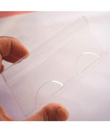 100pcs Transparent Empty Eyelash Trays Holder - Plastic Packaging Box for 25MM Lashes - Beauty Salon Storage Case - Buy Online on GoSupps.com