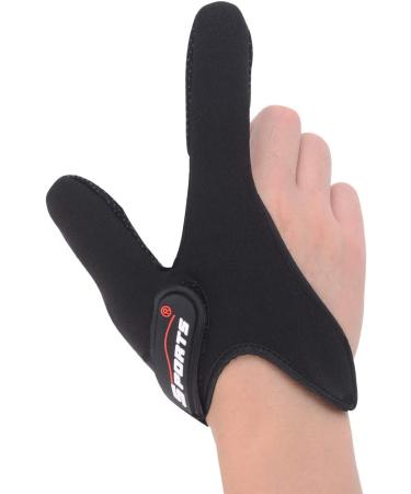 Uniwit Professional Neoprene Fishing Glove - Thumb + Index Finger Protection in Black - Buy Online on GoSupps.com