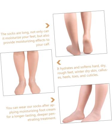 HAPINARY 1pair Exfoliating Moisturizing Socks Moisturizing Socks Foot Cover Girls High Girls Socks Womens High Heels Spa Gloves and Socks Foot Lotion Foot Socks Sebs Women's Socks - Buy Online on GoSupps.com
