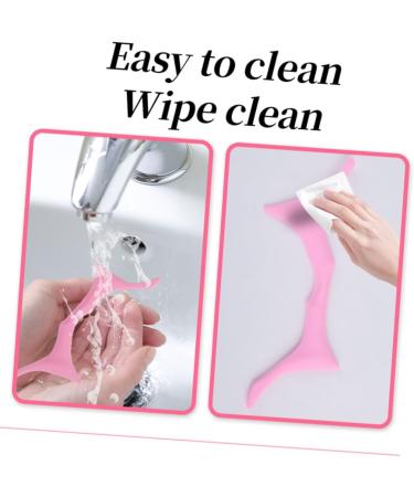 POPETPOP brow makeup supplies eyebrow template brow guide template brow shaping stencil brow stencil eyebrow shaper eyebrow guide stencil makeup stencil USB beauty tools Silica gel 17.3x5.9cm Pink - Buy Online on GoSupps.com