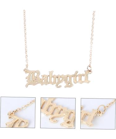 OATIPHO crystal necklaces decoration neck Valentine's day necklace clavicle chain baby girl Fashion gem - Buy Online on GoSupps.com