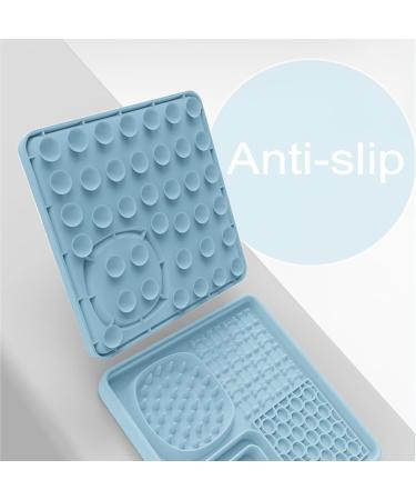 Buy Aodaliy Silicone Pet Lick & Leak Mat - BPA-Free Dog & Cat Shower Mats in Blue & Pink - Perfect for Mess-Free Grooming! - Buy Online on GoSupps.com