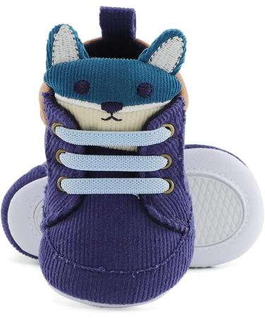 LACOFIA Baby Boys Anti-Slip Soft Sole 3D Animal Sneakers 6-9 Months Blue - Buy Online on GoSupps.com