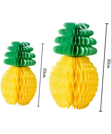 ABOOFAN Hive 12 Pcs Fruit Decor Hawaiian Decor Honeycomb Decor Party Decor Honeycomb Pineapple Alien Pineapple Decor - Buy Online on GoSupps.com