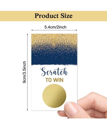 50 Pack Rose Gold Blank Gift Certificate Scratch Off Cards for Small Business - Haizct - Buy Online on GoSupps.com