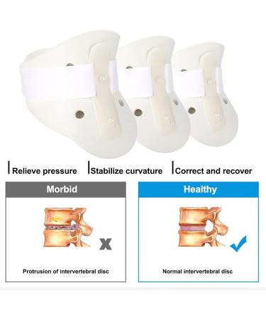 3 Sizes Breathable Neck Orthosis | Neck Support Braces for Spine Alignment & Chronic Pain Relief (Large) - Buy Online on GoSupps.com