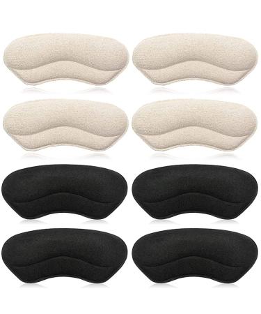 Dr. Foot’s Heel Grips for Kids and Women, Self-Adhesive Heel Cushion Inserts for Girls and Boys Prevent Heel Slipping, Rubbing, Blisters, Foot Pain - 4pairs (Beige+Black) - Buy Online on GoSupps.com