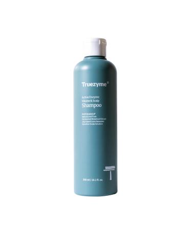 Active Enzyme Volume & Scalp Shampoo 300ml I 10.14 fl.oz. I Korean Premium Scalp care with Fermented Botanical Extract | No Chemicals or Toxins