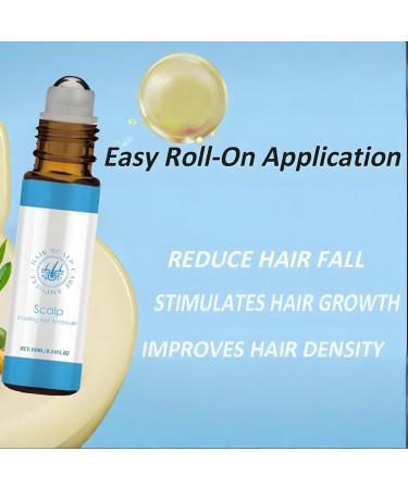 Advanced Hair Care Serum Roll 10ml Promotes Hair Growth Reduces Hair Loss Nourishes Hair Enriched with Mint Oil Vitamin E and Natural Oils for Men and Women1pc - Buy Online on GoSupps.com